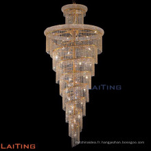 Lustre moderne en cristal perlé pour décor de mariage 61004